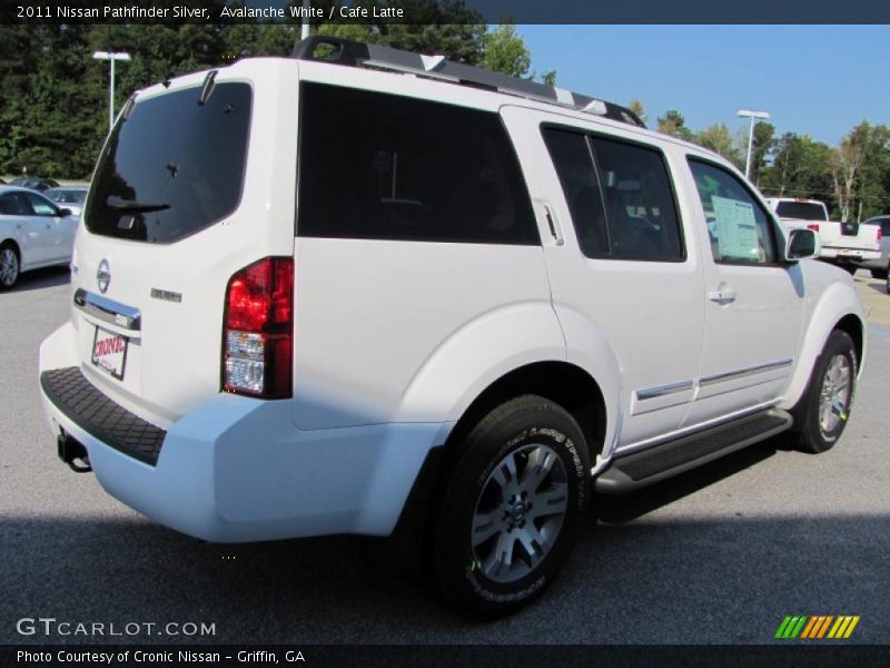 Avalanche White / Cafe Latte 2011 Nissan Pathfinder Silver