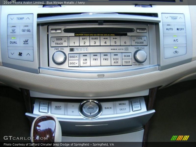 Blue Mirage Metallic / Ivory 2010 Toyota Avalon Limited