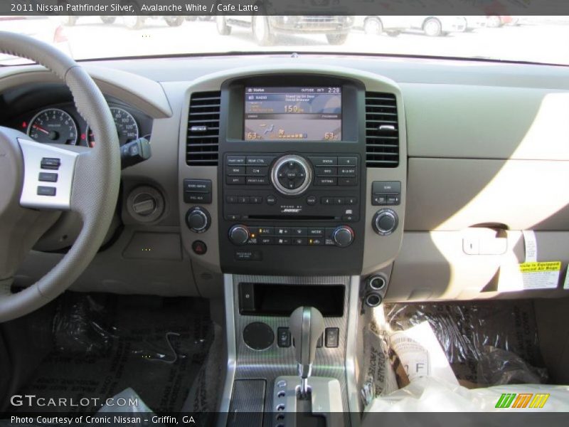Avalanche White / Cafe Latte 2011 Nissan Pathfinder Silver