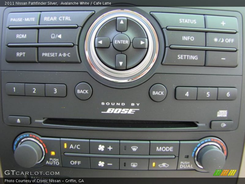 Avalanche White / Cafe Latte 2011 Nissan Pathfinder Silver