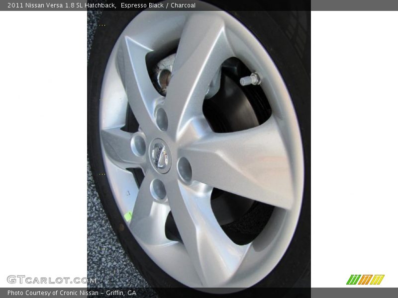 Espresso Black / Charcoal 2011 Nissan Versa 1.8 SL Hatchback