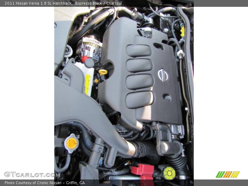 Espresso Black / Charcoal 2011 Nissan Versa 1.8 SL Hatchback