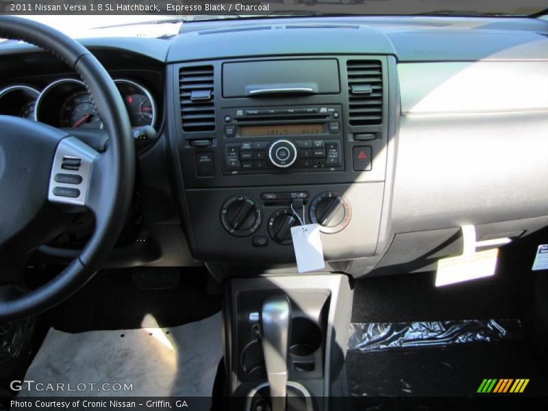 Espresso Black / Charcoal 2011 Nissan Versa 1.8 SL Hatchback