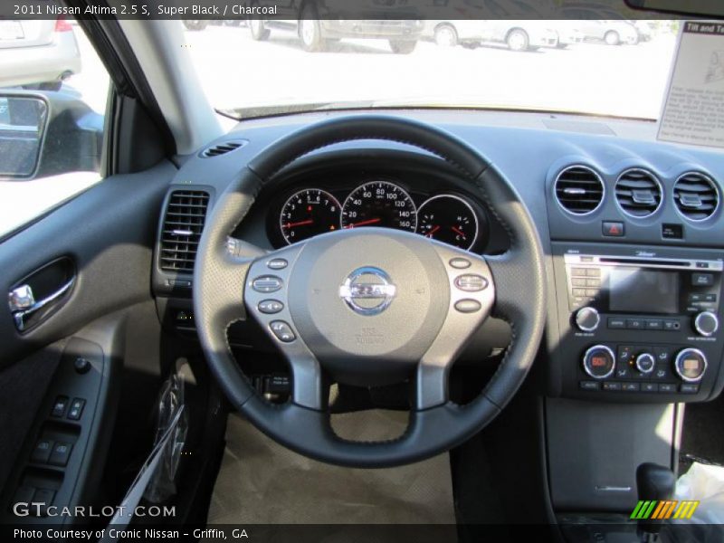 Super Black / Charcoal 2011 Nissan Altima 2.5 S