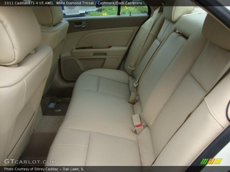 White Diamond Tricoat / Cashmere/Dark Cashmere 2011 Cadillac STS 4 V6 AWD
