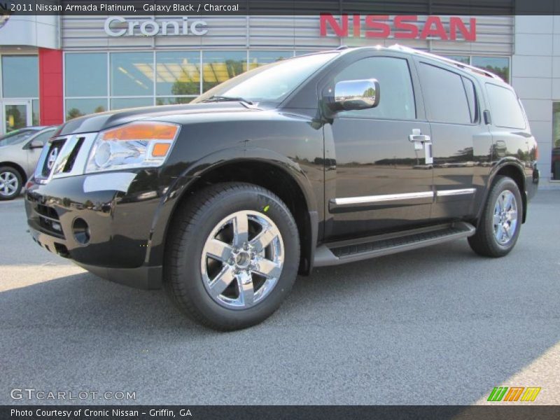 Galaxy Black / Charcoal 2011 Nissan Armada Platinum