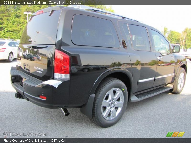 Galaxy Black / Charcoal 2011 Nissan Armada Platinum