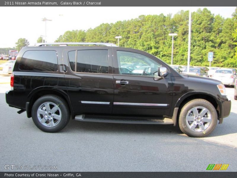 Galaxy Black / Charcoal 2011 Nissan Armada Platinum