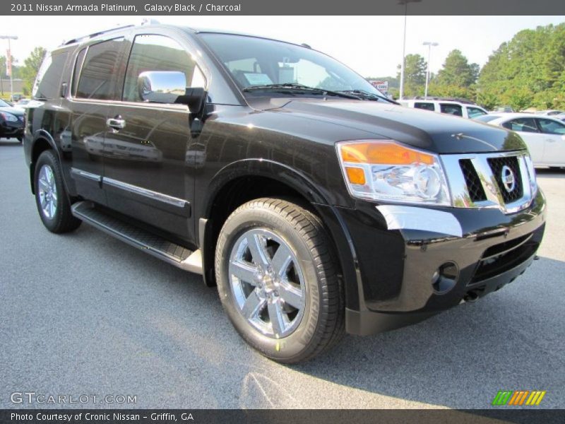 Galaxy Black / Charcoal 2011 Nissan Armada Platinum