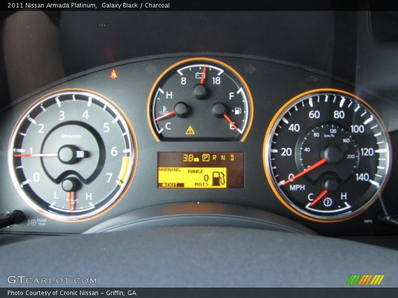 Galaxy Black / Charcoal 2011 Nissan Armada Platinum
