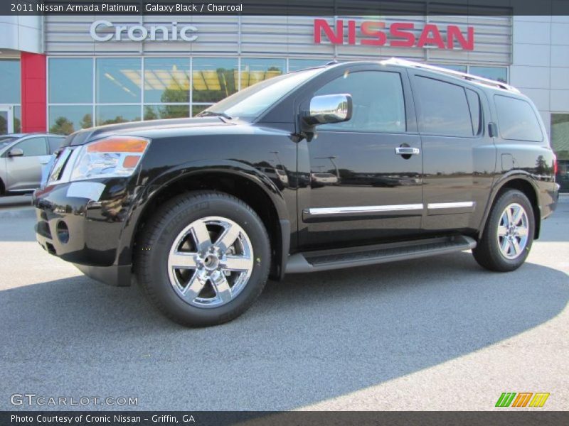 Galaxy Black / Charcoal 2011 Nissan Armada Platinum