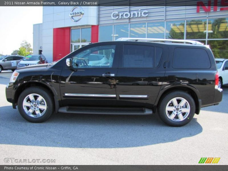 Galaxy Black / Charcoal 2011 Nissan Armada Platinum