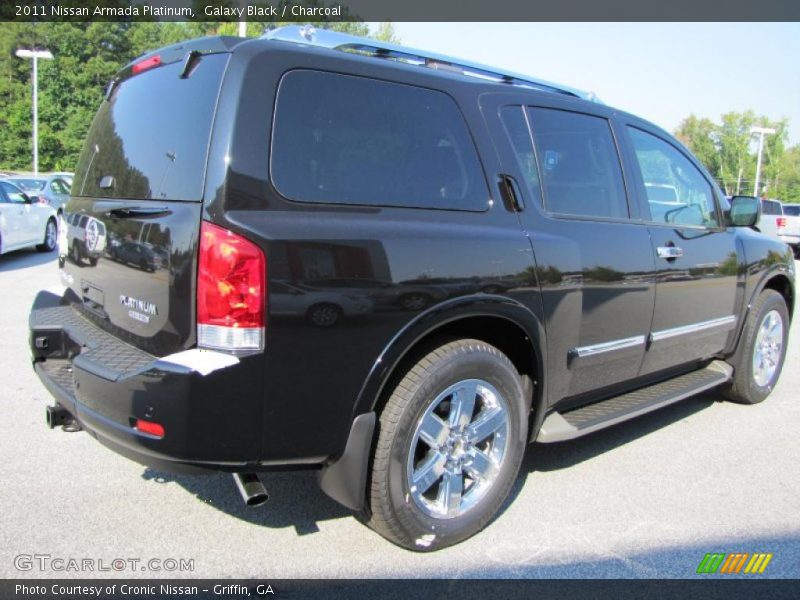 Galaxy Black / Charcoal 2011 Nissan Armada Platinum