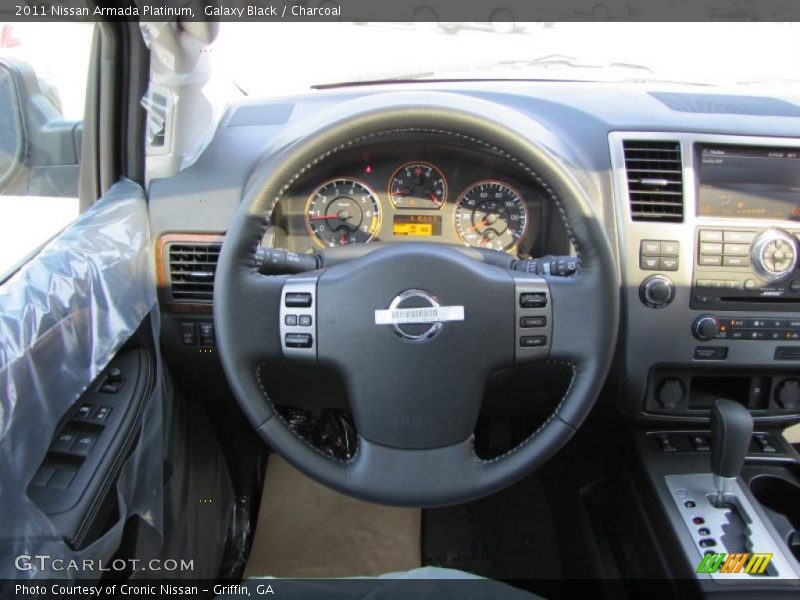 Galaxy Black / Charcoal 2011 Nissan Armada Platinum
