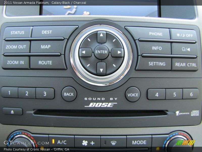 Galaxy Black / Charcoal 2011 Nissan Armada Platinum