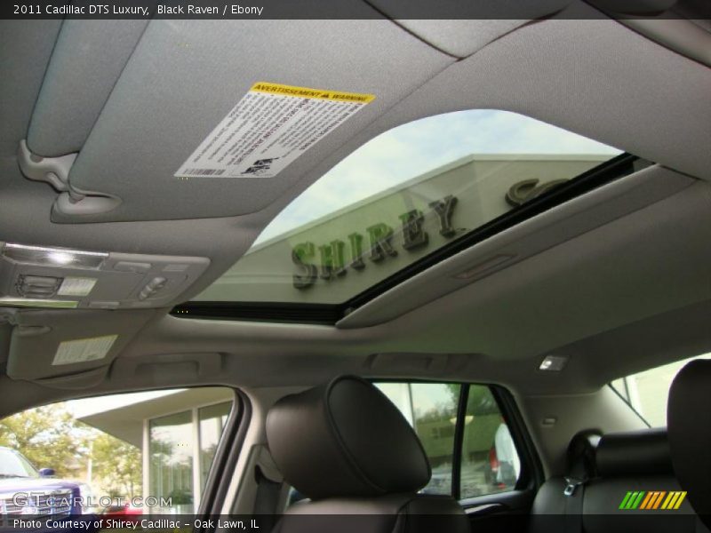 Black Raven / Ebony 2011 Cadillac DTS Luxury