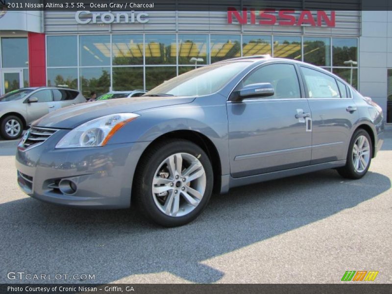 Ocean Gray / Charcoal 2011 Nissan Altima 3.5 SR