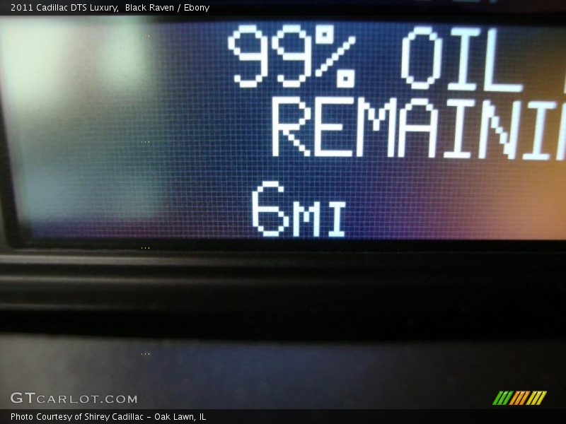 Black Raven / Ebony 2011 Cadillac DTS Luxury