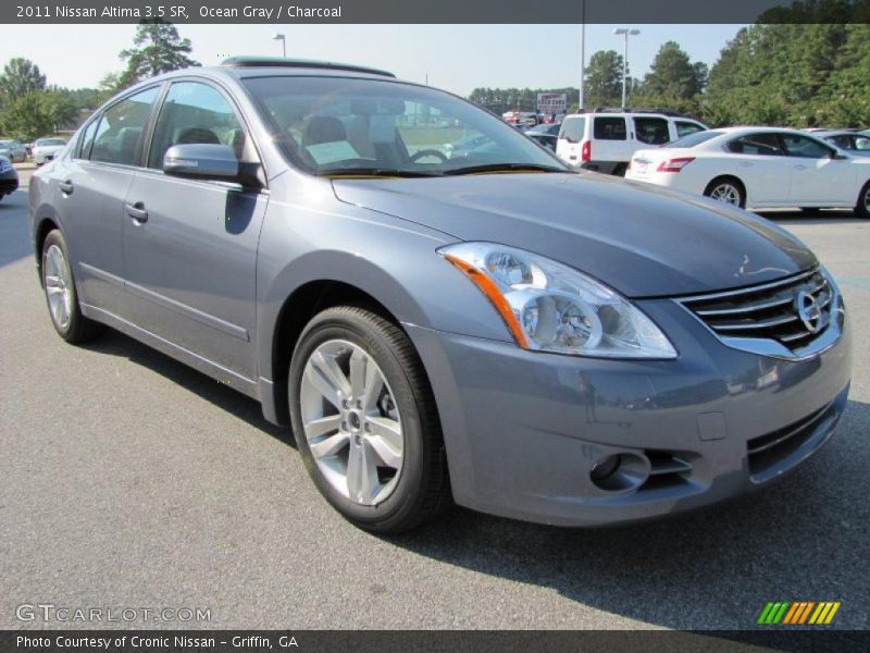 Ocean Gray / Charcoal 2011 Nissan Altima 3.5 SR