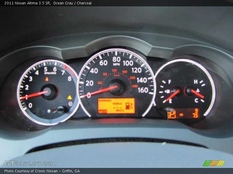 Ocean Gray / Charcoal 2011 Nissan Altima 3.5 SR