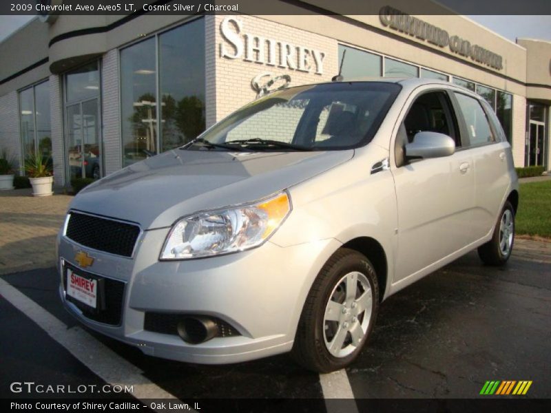 Cosmic Silver / Charcoal 2009 Chevrolet Aveo Aveo5 LT