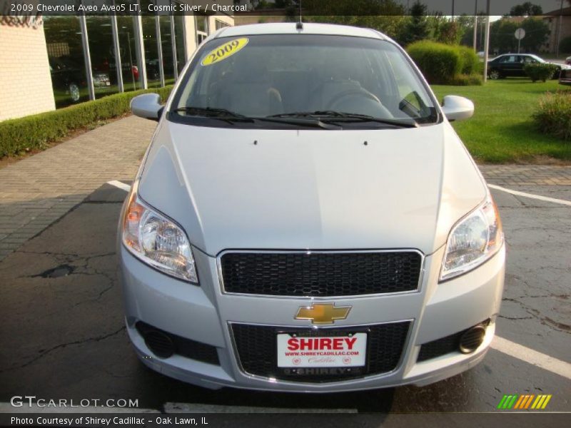 Cosmic Silver / Charcoal 2009 Chevrolet Aveo Aveo5 LT