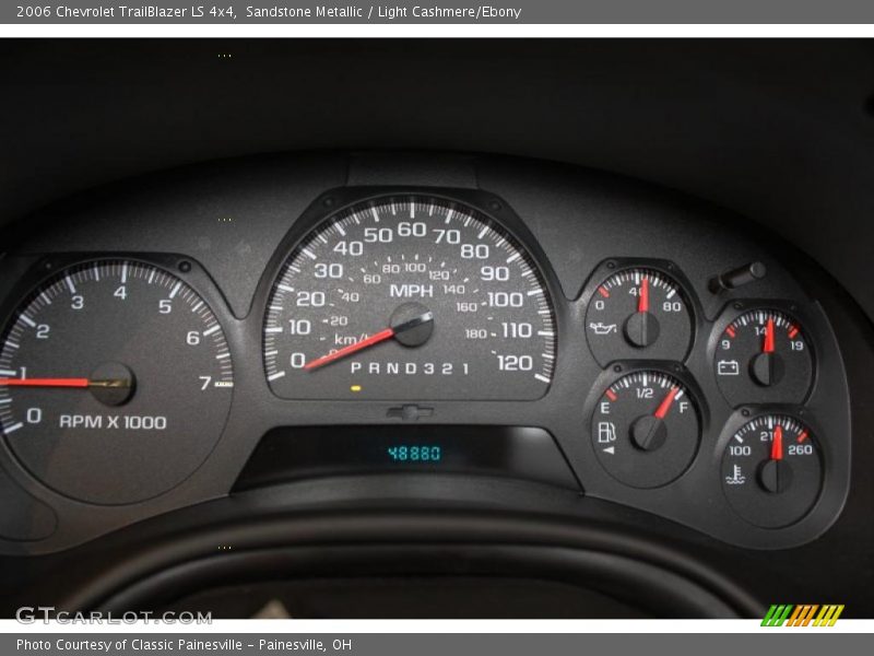 Sandstone Metallic / Light Cashmere/Ebony 2006 Chevrolet TrailBlazer LS 4x4