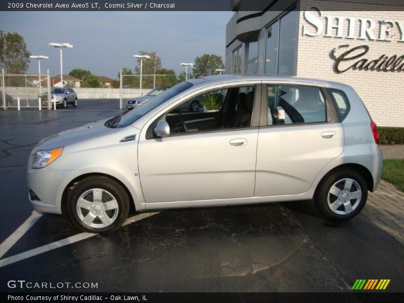 Cosmic Silver / Charcoal 2009 Chevrolet Aveo Aveo5 LT