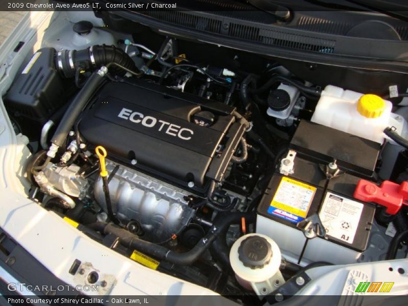 Cosmic Silver / Charcoal 2009 Chevrolet Aveo Aveo5 LT