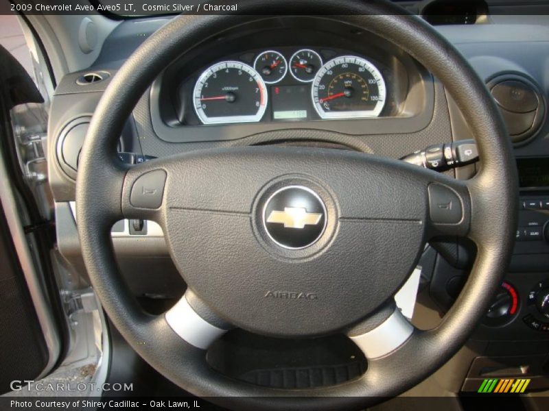 Cosmic Silver / Charcoal 2009 Chevrolet Aveo Aveo5 LT