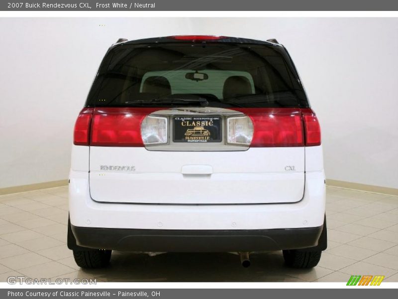 Frost White / Neutral 2007 Buick Rendezvous CXL