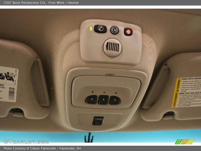 Frost White / Neutral 2007 Buick Rendezvous CXL