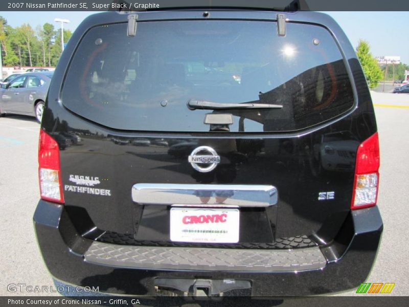 Super Black / Graphite 2007 Nissan Pathfinder SE