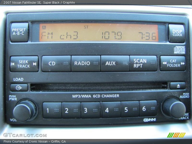 Super Black / Graphite 2007 Nissan Pathfinder SE