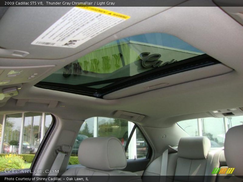 Thunder Gray ChromaFlair / Light Gray 2009 Cadillac STS V8