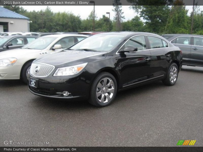 Carbon Black Metallic / Ebony 2011 Buick LaCrosse CXL