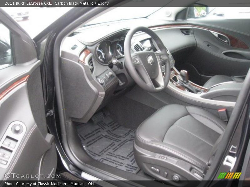 Carbon Black Metallic / Ebony 2011 Buick LaCrosse CXL