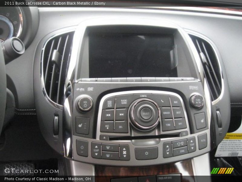 Carbon Black Metallic / Ebony 2011 Buick LaCrosse CXL