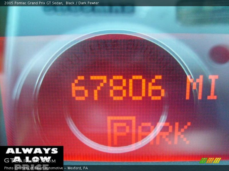 Black / Dark Pewter 2005 Pontiac Grand Prix GT Sedan