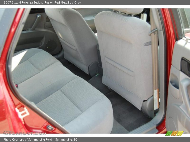 Fusion Red Metallic / Grey 2007 Suzuki Forenza Sedan