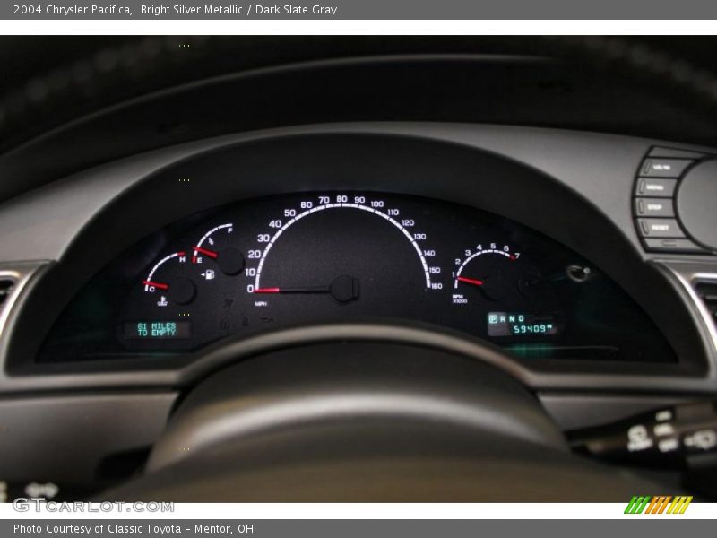 Bright Silver Metallic / Dark Slate Gray 2004 Chrysler Pacifica