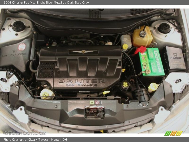 Bright Silver Metallic / Dark Slate Gray 2004 Chrysler Pacifica