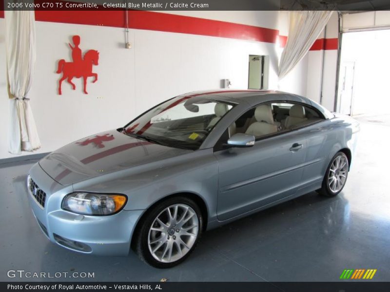 Celestial Blue Metallic / Calcite Cream 2006 Volvo C70 T5 Convertible