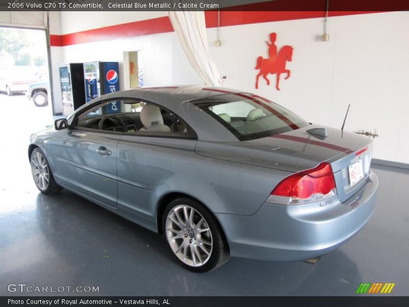 Celestial Blue Metallic / Calcite Cream 2006 Volvo C70 T5 Convertible