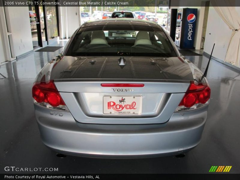 Celestial Blue Metallic / Calcite Cream 2006 Volvo C70 T5 Convertible