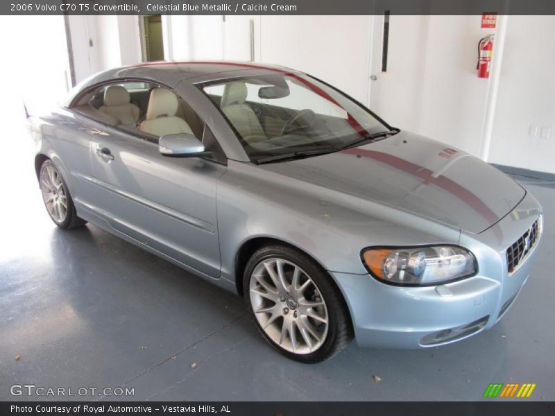 Celestial Blue Metallic / Calcite Cream 2006 Volvo C70 T5 Convertible