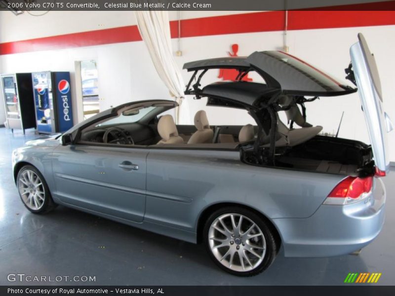 Celestial Blue Metallic / Calcite Cream 2006 Volvo C70 T5 Convertible