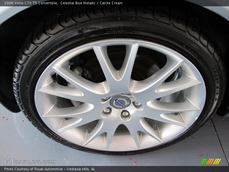 Celestial Blue Metallic / Calcite Cream 2006 Volvo C70 T5 Convertible