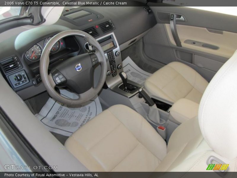 Celestial Blue Metallic / Calcite Cream 2006 Volvo C70 T5 Convertible