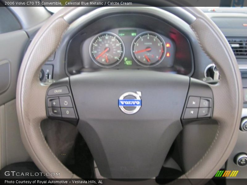 Celestial Blue Metallic / Calcite Cream 2006 Volvo C70 T5 Convertible
